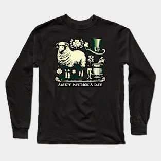 Saint Sheep - Saint Patrick's Day Long Sleeve T-Shirt